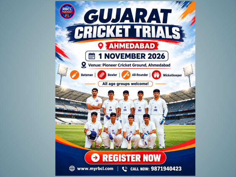 GUJARAT CRICKET TRIALS 